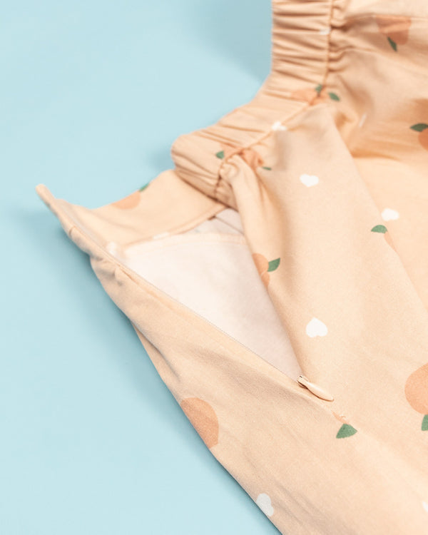 Ophia Bubblegum Collection - Peachy Keen Skirt - Rockabilly Australia Pty Ltd
