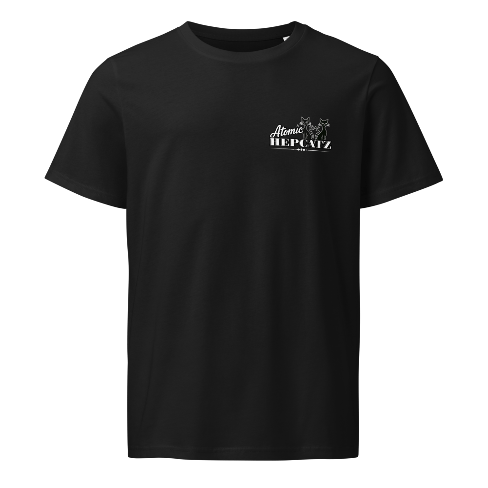 Black Atomic Hepcatz Unisex Crew Tee - Rockabilly Australia Pty Ltd