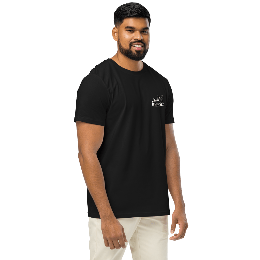 Black Atomic Hepcatz Unisex Crew Tee - Rockabilly Australia Pty Ltd