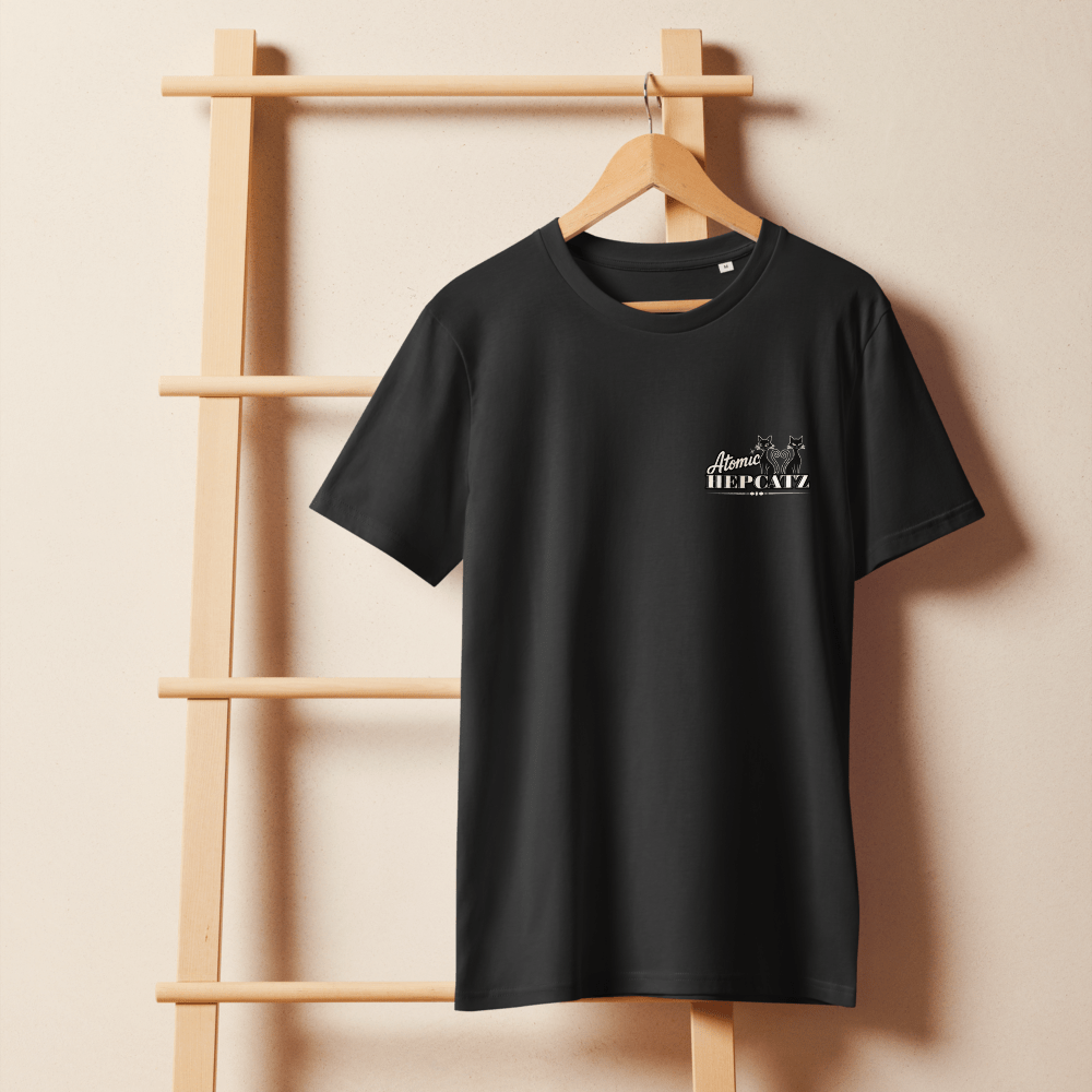 Black Atomic Hepcatz Unisex Tee - Rockabilly Australia Pty Ltd