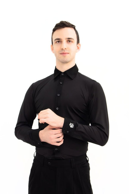 Black Long Sleeve Shirt - Rockabilly Australia Pty Ltd