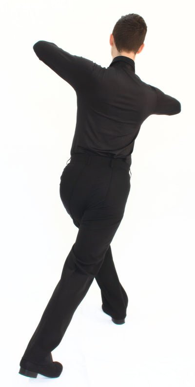 Black Long Sleeve Shirt - Rockabilly Australia Pty Ltd