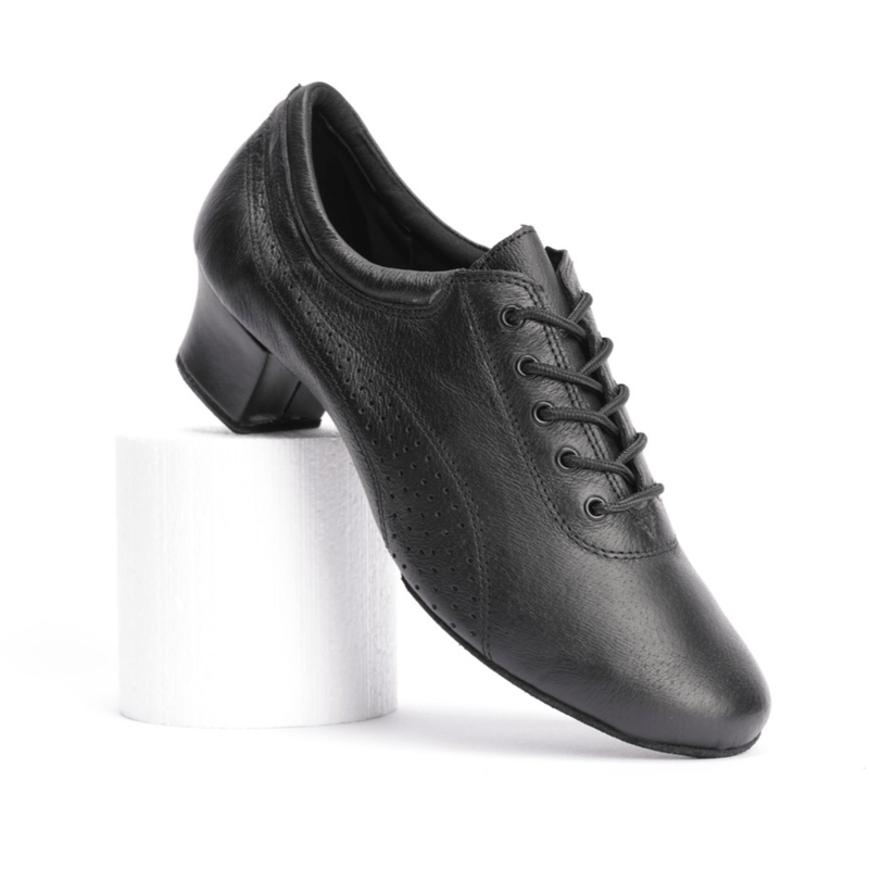 Boys/Men, High Performance, Split sole, Latin Dance Shoe. (Premium, soft black leather, Suede Split Sole) - (7710B) - Rockabilly Australia Pty Ltd