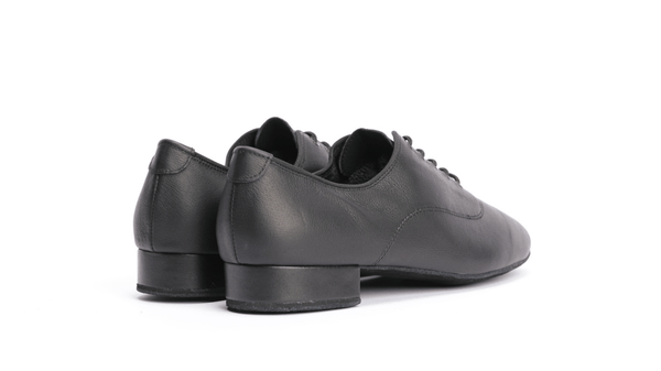 Boy's/Men's, Soft Nubuck Leather, Lace Up, Standard Ballroom Dance Shoe - (S8006) - Rockabilly Australia Pty Ltd