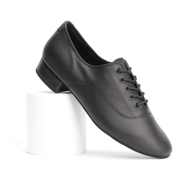 Boy's/Men's, Soft Nubuck Leather, Lace Up, Standard Ballroom Dance Shoe - (S8006) - Rockabilly Australia Pty Ltd