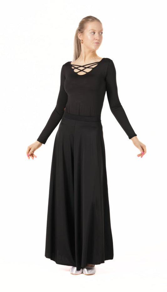 Dance Trouser (Eva) In Black - Rockabilly Australia Pty Ltd