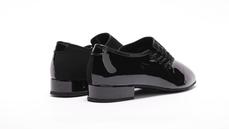 Mens Unique, Suede and Patent Leather, Standard Dance Shoe - (7778) - Rockabilly Australia Pty Ltd