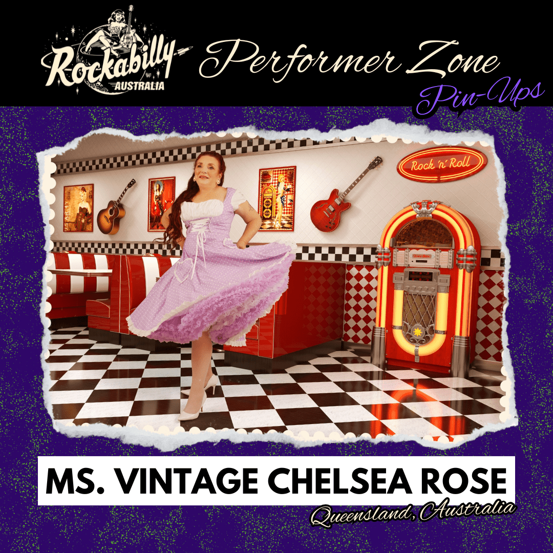 Miss Vintage Chelsea Rose - Rockabilly Australia Pty Ltd
