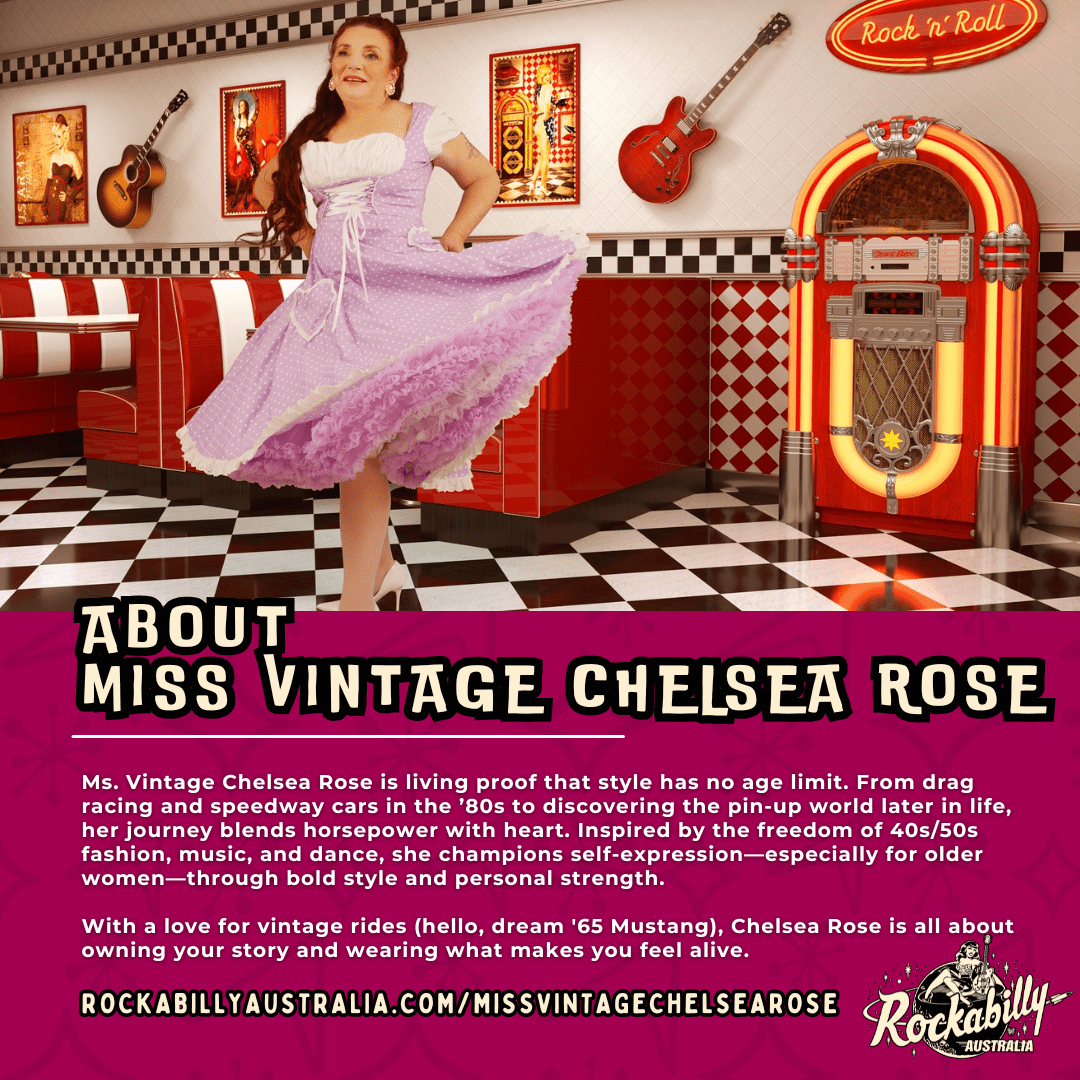 Miss Vintage Chelsea Rose - Rockabilly Australia Pty Ltd