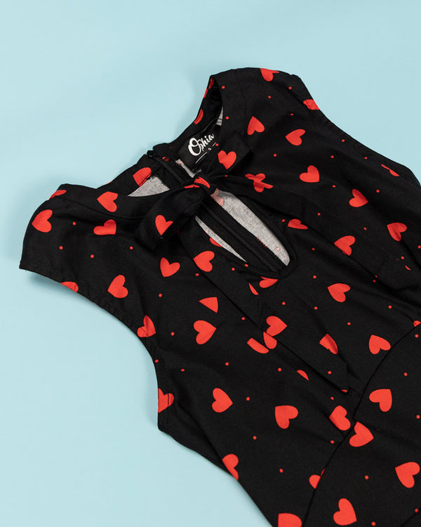 Ophia Bubblegum Collection - Candy Heart Dress - Rockabilly Australia Pty Ltd