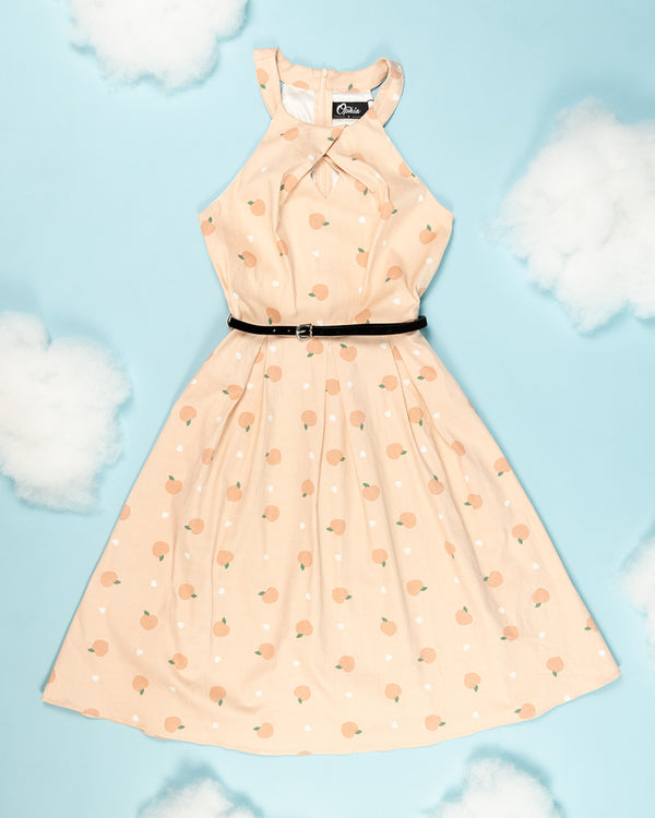 Ophia Bubblegum Collection - Peachy Keen Dress - Rockabilly Australia Pty Ltd