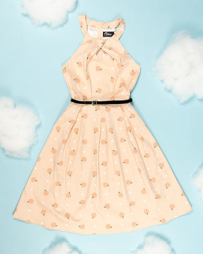 Ophia Bubblegum Collection - Peachy Keen Dress - Rockabilly Australia Pty Ltd