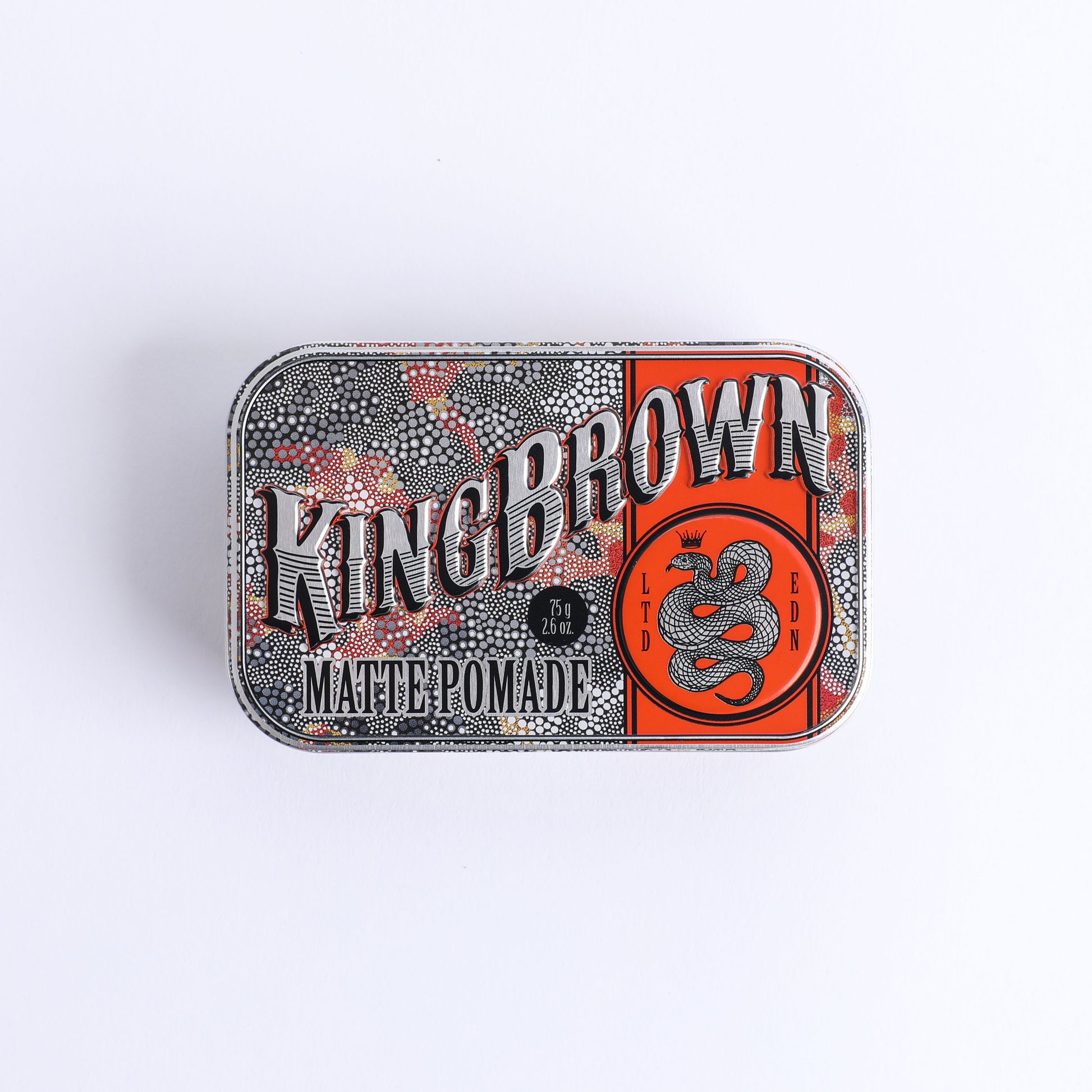 King Brown Matte Pomade / Limited Edition 75g - Rockabilly Australia Pty Ltd