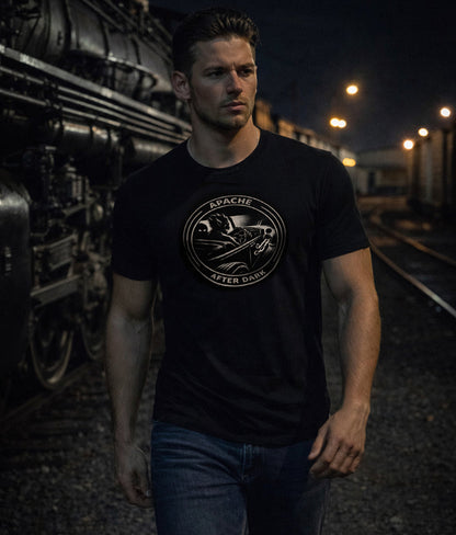 Mens "Apache After Dark" Tee - Apache Designs - Rockabilly Australia Pty Ltd