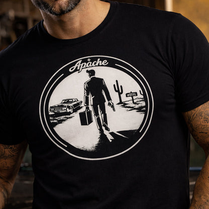 Mens "Desert Run" Tee - Apache Designs - Rockabilly Australia Pty Ltd