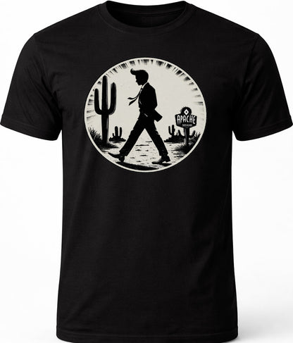 Mens Black "Desert Walker" Tee - Apache Designs - Rockabilly Australia Pty Ltd