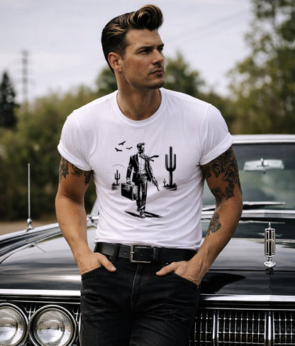 Mens "Last Delivery" Tee - Apache Designs - Rockabilly Australia Pty Ltd