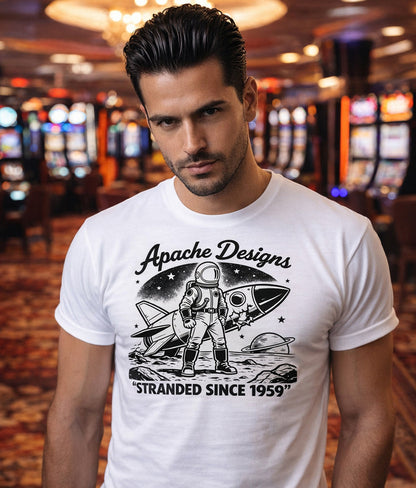 Mens "Stranded Since 1959" Tee - Apache Designs - Rockabilly Australia Pty Ltd