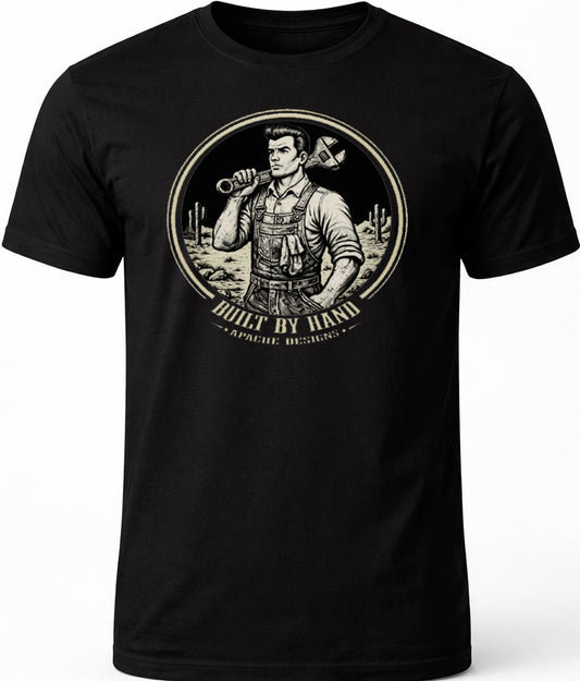 Mens "Vintage Mechanic" Tee - Apache Designs - Rockabilly Australia Pty Ltd