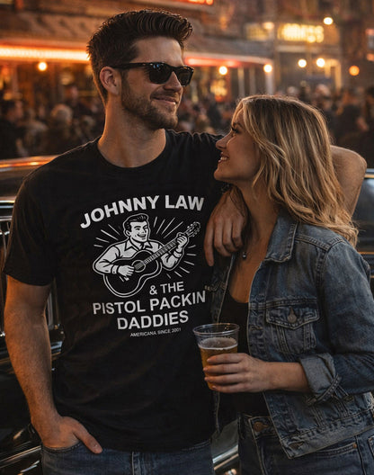 Mens Pistol Packin Daddies Tee - Black 3