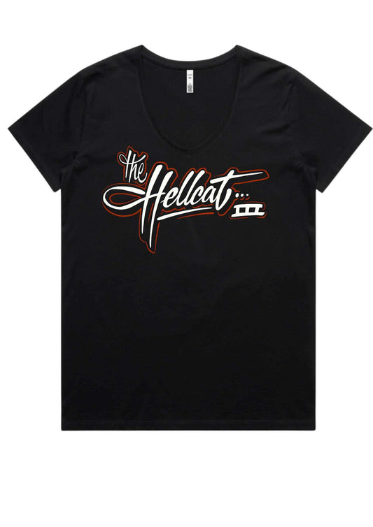 The Hellcat III - Ladies V-Neck Tee