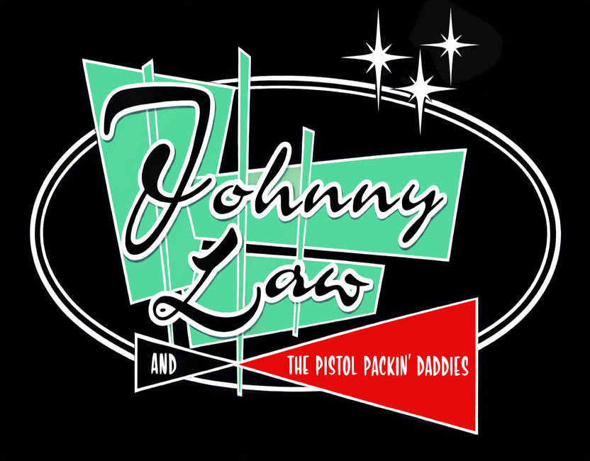 Ladies Original 2009 Johnny Law Tour Shirt - Rockabilly Australia Pty Ltd