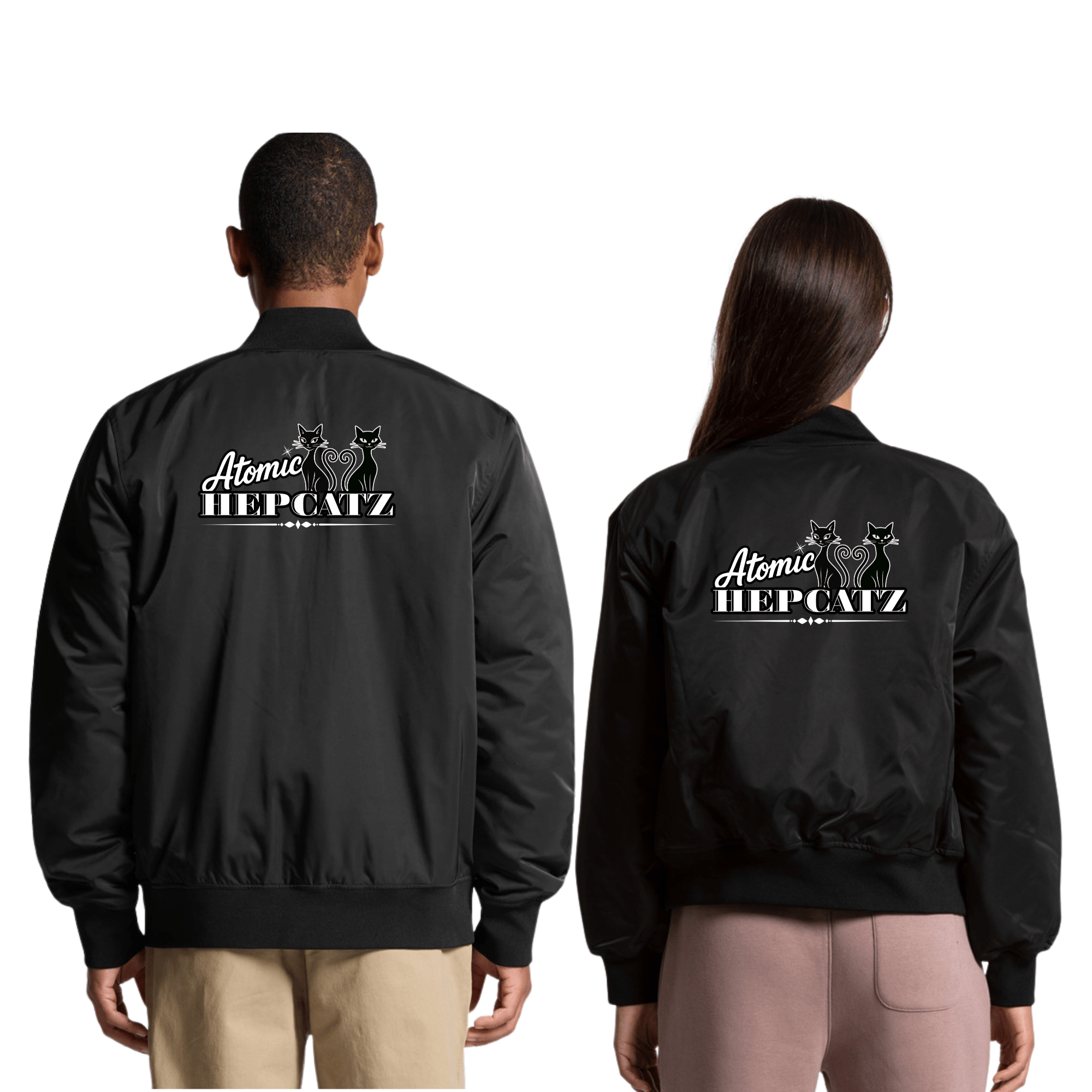 Atomic Hepcatz Bomber Jacket - Rockabilly Australia Pty Ltd