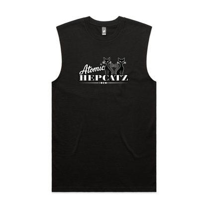 Black Atomic Hepcatz Men’s Tank Top (5073) - Rockabilly Australia Pty Ltd
