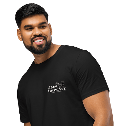 Black Atomic Hepcatz Unisex Crew Tee - Rockabilly Australia Pty Ltd