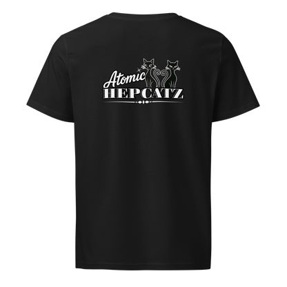 Black Atomic Hepcatz Unisex Crew Tee - Rockabilly Australia Pty Ltd