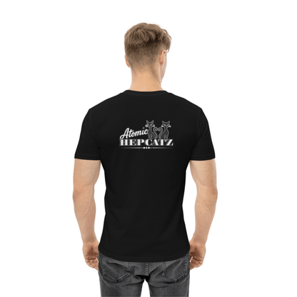 Black Atomic Hepcatz Unisex Crew Tee - Rockabilly Australia Pty Ltd