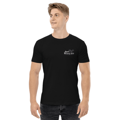 Black Atomic Hepcatz Unisex Crew Tee - Rockabilly Australia Pty Ltd