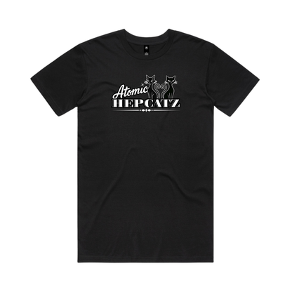 Black Atomic Hepcatz Unisex Tee - Rockabilly Australia Pty Ltd