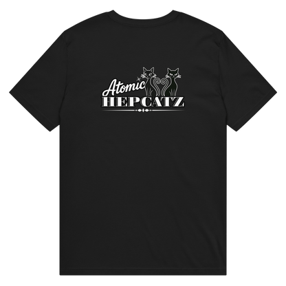Black Atomic Hepcatz Unisex Tee - Rockabilly Australia Pty Ltd