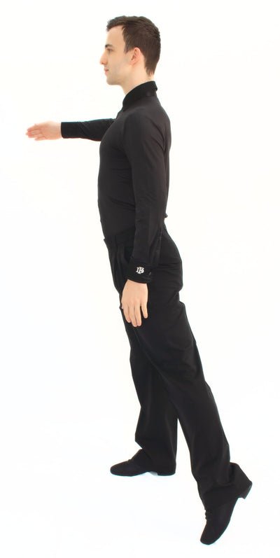 Black Long Sleeve Shirt - Rockabilly Australia Pty Ltd