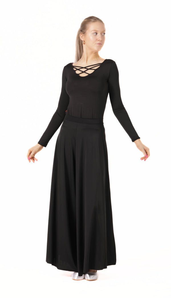 Dance Trouser (Eva) In Black - Rockabilly Australia Pty Ltd