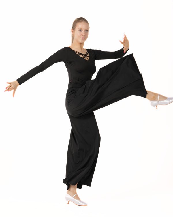 Dance Trouser (Eva) In Black - Rockabilly Australia Pty Ltd