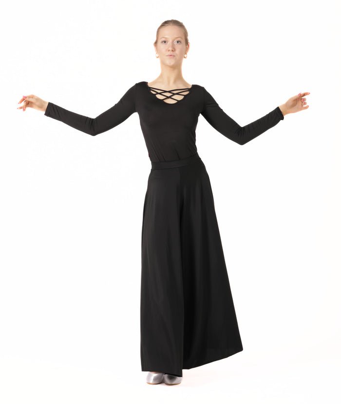 Dance Trouser (Eva) In Black - Rockabilly Australia Pty Ltd