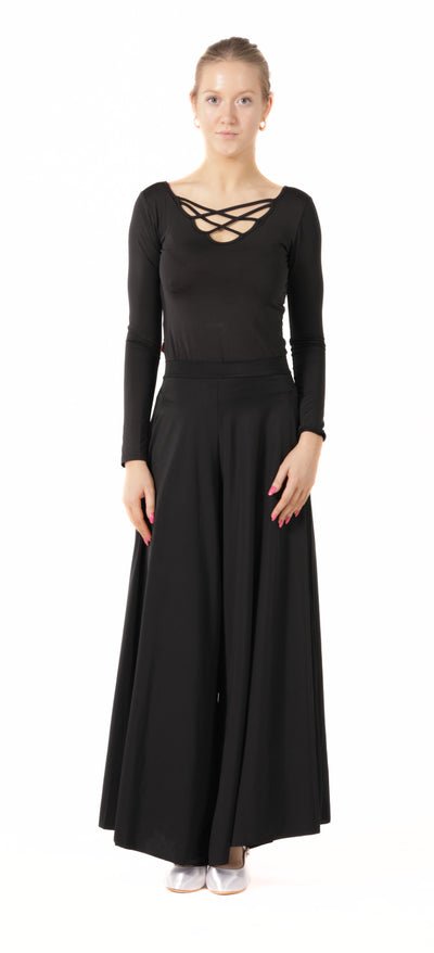 Dance Trouser (Eva) In Black - Rockabilly Australia Pty Ltd