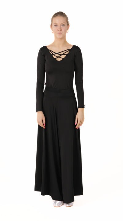 Dance Trouser (Eva) In Black - Rockabilly Australia Pty Ltd