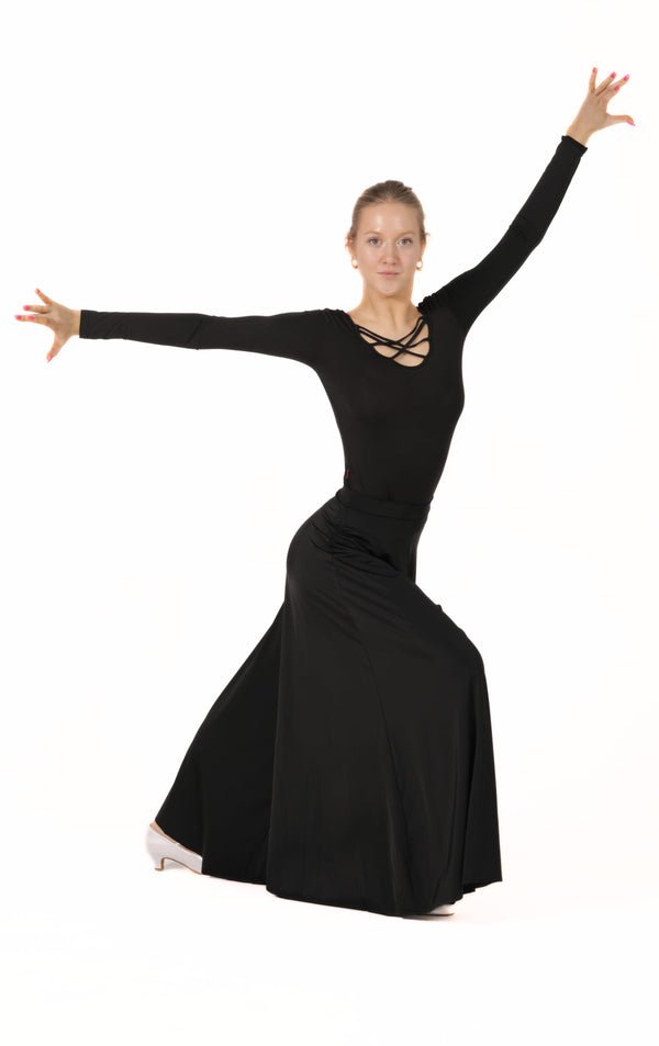 Dance Trouser (Eva) In Black - Rockabilly Australia Pty Ltd