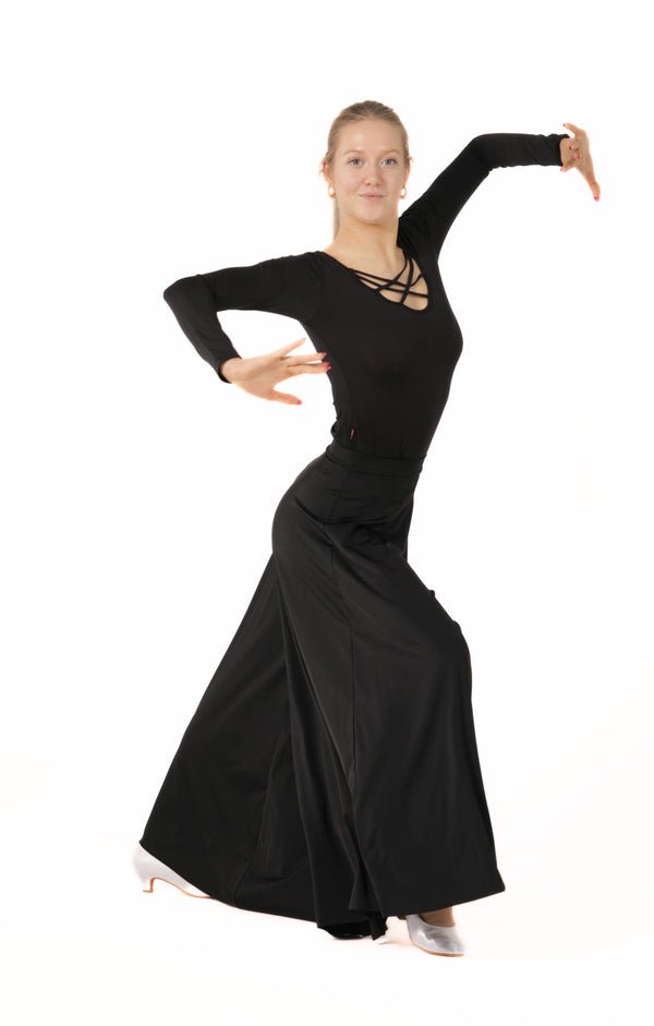 Dance Trouser (Eva) In Black - Rockabilly Australia Pty Ltd
