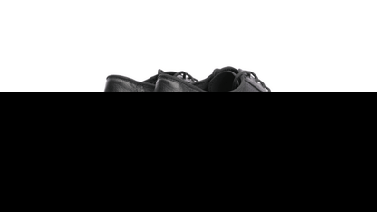 Gentlemen's, Black, Perforated, Nubuck Leather, Lace Up, Suede Sole, Standard Ballroom Dance Shoe - (7790) - Rockabilly Australia Pty Ltd