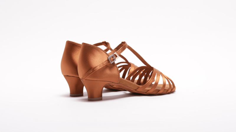 Girls/Ladies Classic, T - Bar Latin Dance shoe with sturdy, 1.5inch low heel. (Available in 3 colours) - (S23TJ) - Rockabilly Australia Pty Ltd