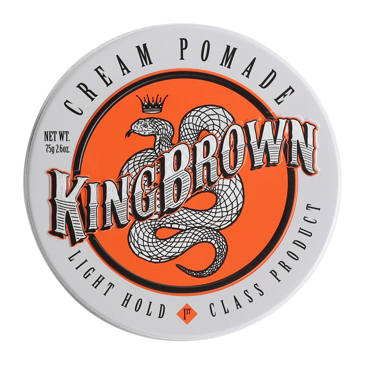 King Brown Cream Pomade 75g - Rockabilly Australia Pty Ltd