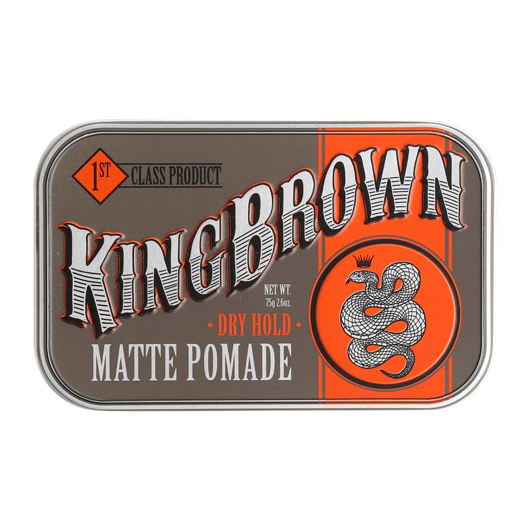 King Brown Matte Pomade 75g - Rockabilly Australia Pty Ltd