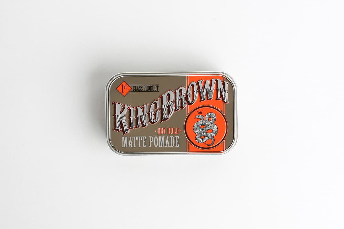 King Brown Matte Pomade 75g - Rockabilly Australia Pty Ltd