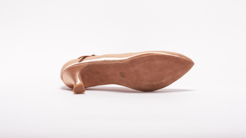Ladies, Close Toe, 2.25inch, Standard Ballroom Dance Shoe. (Available in Skin and Tan shades) - (78752S) - Rockabilly Australia Pty Ltd