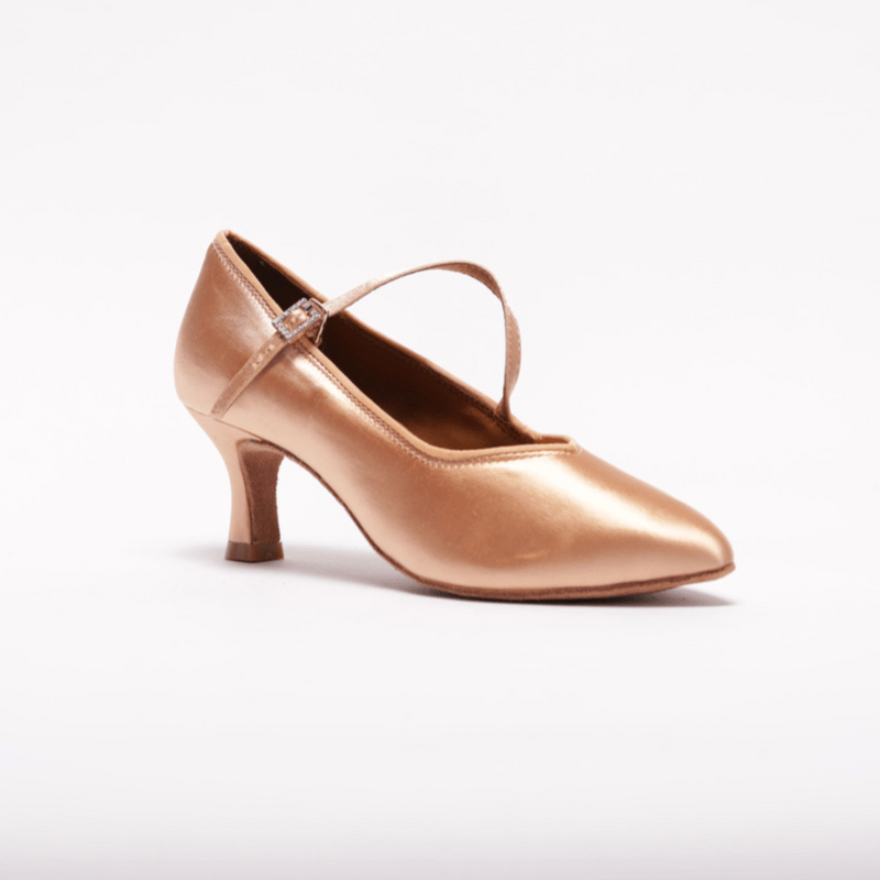 Ladies, Close Toe, 2.25inch, Standard Ballroom Dance Shoe. (Available in Skin and Tan shades) - (78752S) - Rockabilly Australia Pty Ltd