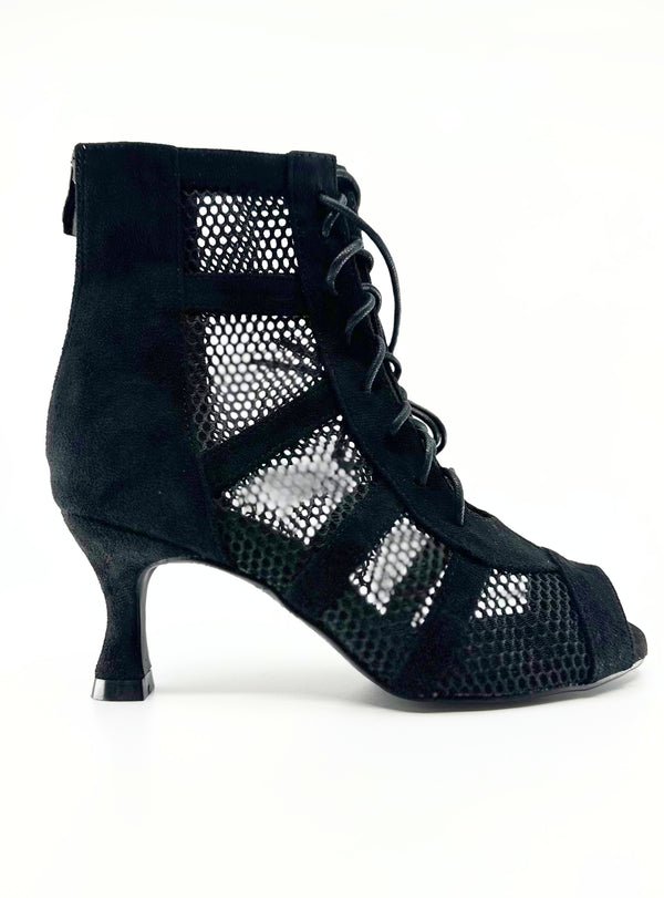 Ladies Dance Booties In 2.5 Inch Flared Heel - (AURORA) - Rockabilly Australia Pty Ltd